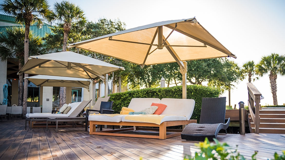 cantilever umbrellas for patio Waterproof Cantilever Umbrella